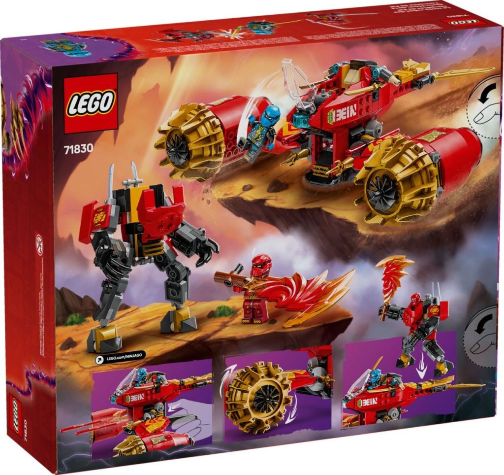 LEGO Ninjago 2025 Winterwelle - Neuer Kombi-Mech, Morros Rückkehr und Pull-Back Auto