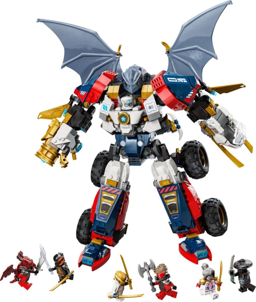 LEGO Ninjago 2025 Winterwelle - Neuer Kombi-Mech, Morros Rückkehr und Pull-Back Auto