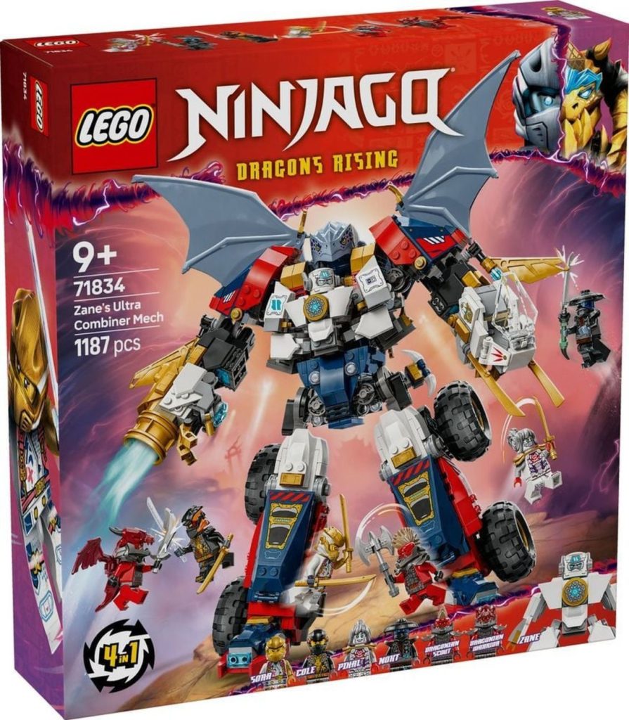 LEGO Ninjago 2025 Winterwelle - Neuer Kombi-Mech, Morros Rückkehr und Pull-Back Auto