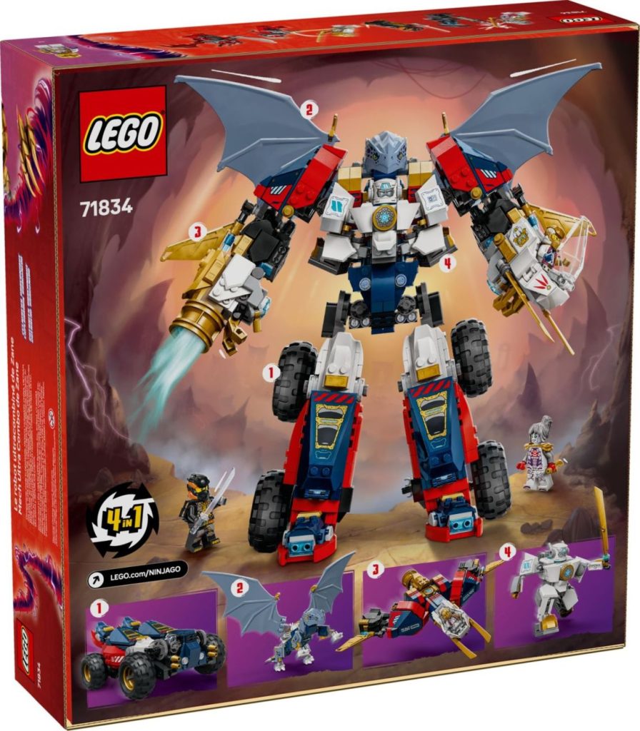 LEGO Ninjago 2025 Winterwelle - Neuer Kombi-Mech, Morros Rückkehr und Pull-Back Auto