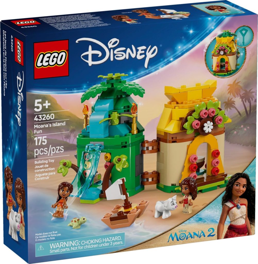 LEGO Disney 2025 Neuheiten: Cinderella Schloss, Vaiana Abenteuerfloß & Frozen Sets