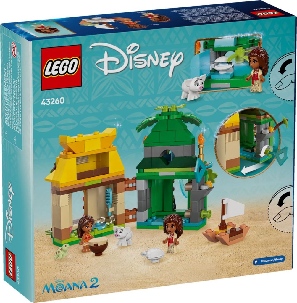 LEGO Disney 2025 Neuheiten: Cinderella Schloss, Vaiana Abenteuerfloß & Frozen Sets