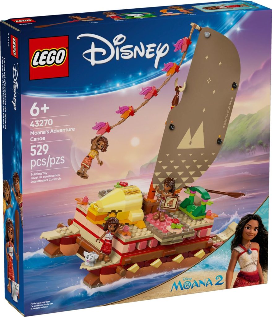 LEGO Disney 2025 Neuheiten: Cinderella Schloss, Vaiana Abenteuerfloß & Frozen Sets