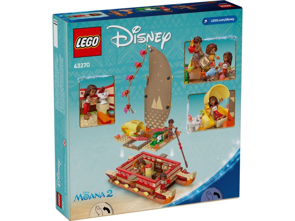 LEGO Disney 2025 Neuheiten: Cinderella Schloss, Vaiana Abenteuerfloß & Frozen Sets