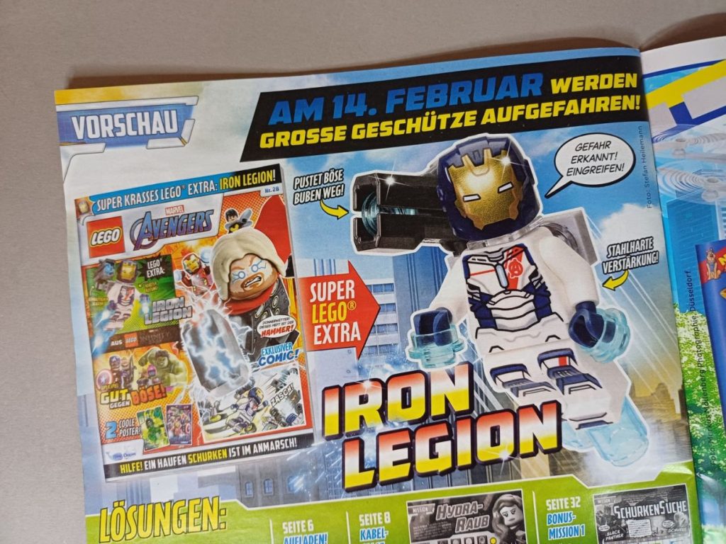 LEGO Avengers Magazin #27 mit Iron Man im Review und Heftvorschau