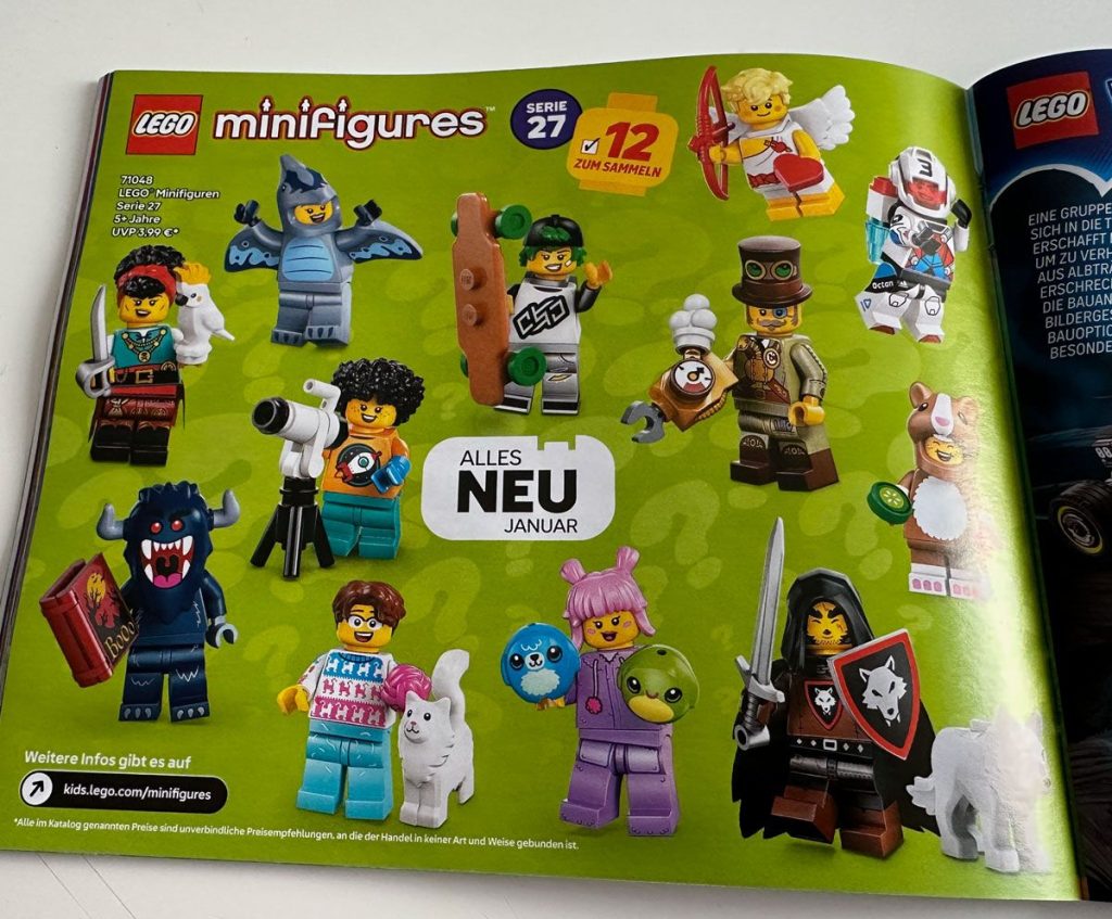 LEGO Katalog 2025 mit den Neuheiten fürs erste Halbjahr