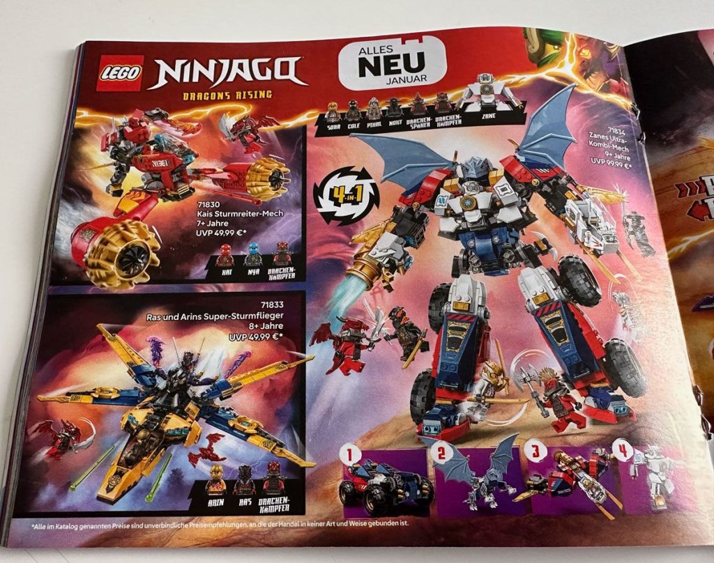 LEGO Katalog 2025 mit den Neuheiten fürs erste Halbjahr