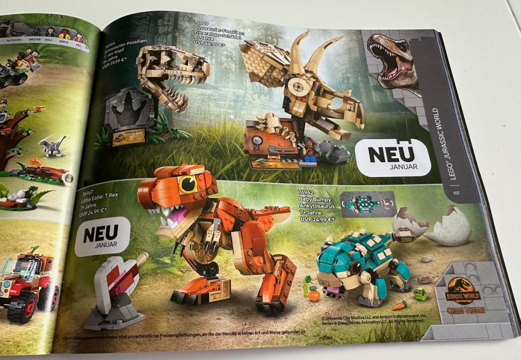 LEGO Katalog 2025 mit den Neuheiten fürs erste Halbjahr