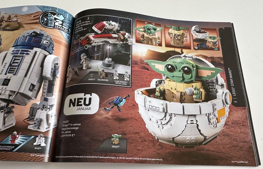 LEGO Katalog 2025 mit den Neuheiten fürs erste Halbjahr