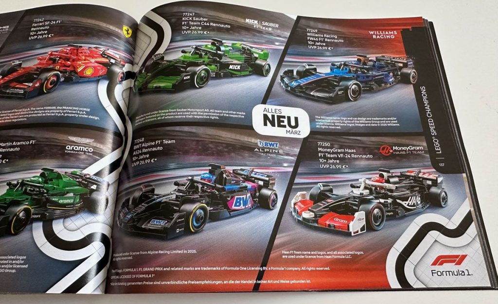 LEGO Katalog 2025 mit den Neuheiten fürs erste Halbjahr