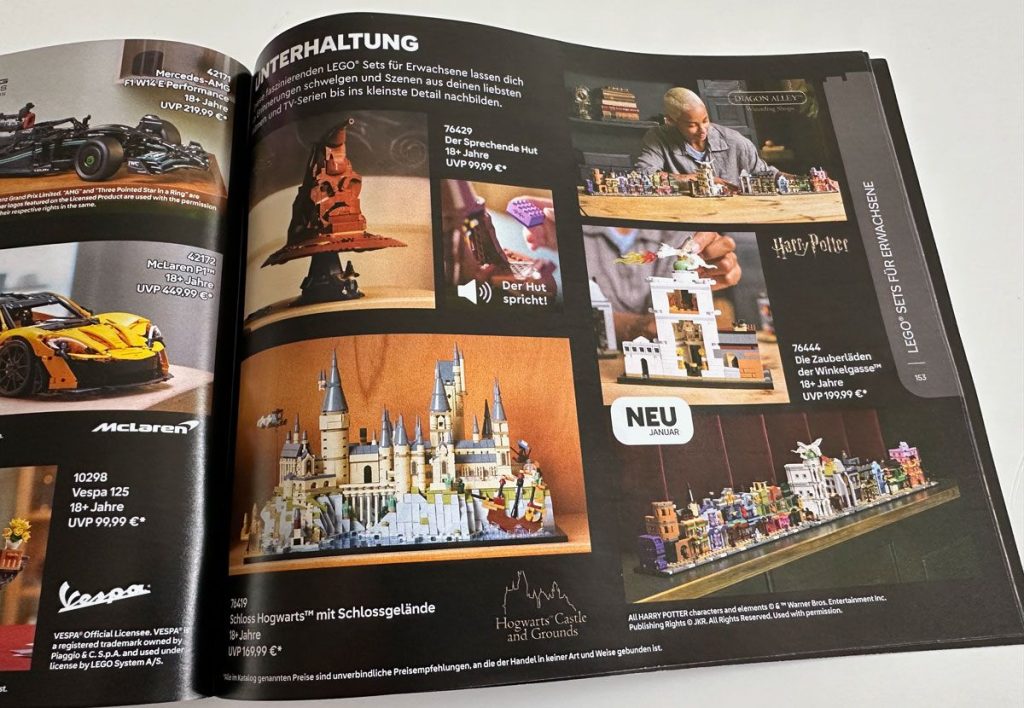 LEGO Katalog 2025 mit den Neuheiten fürs erste Halbjahr