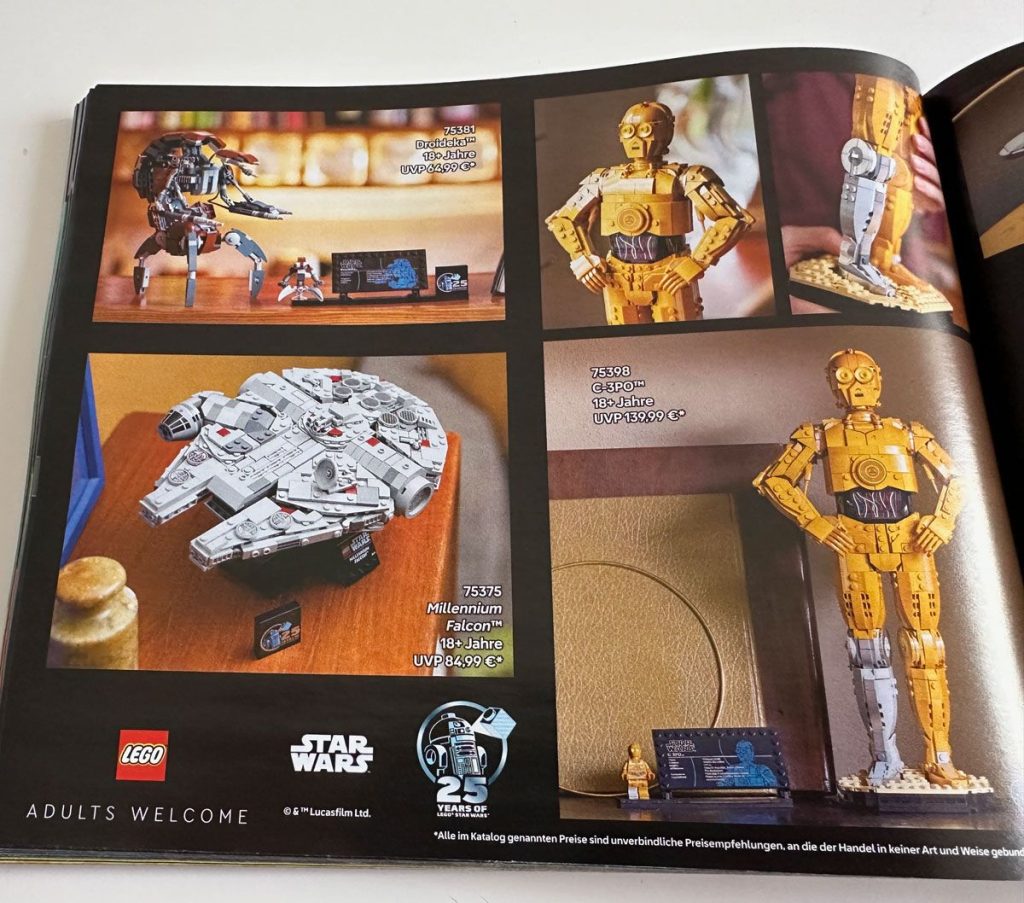 LEGO Katalog 2025 mit den Neuheiten fürs erste Halbjahr