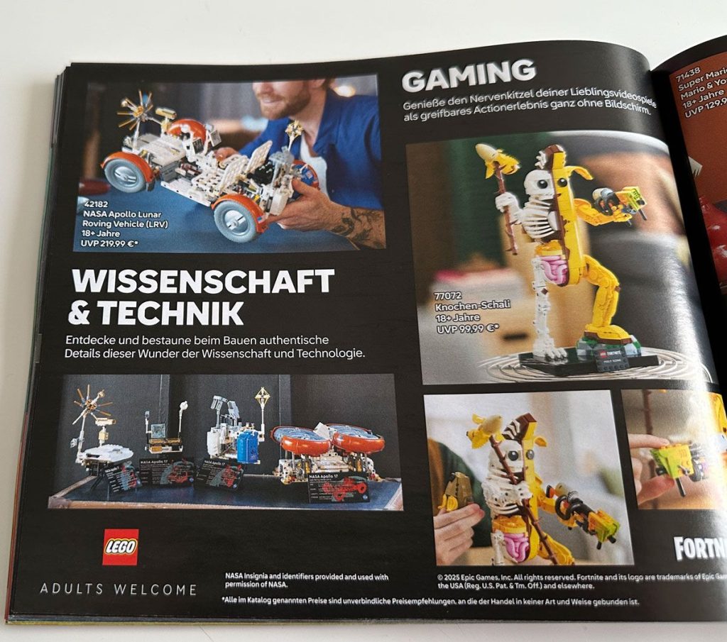 LEGO Katalog 2025 mit den Neuheiten fürs erste Halbjahr