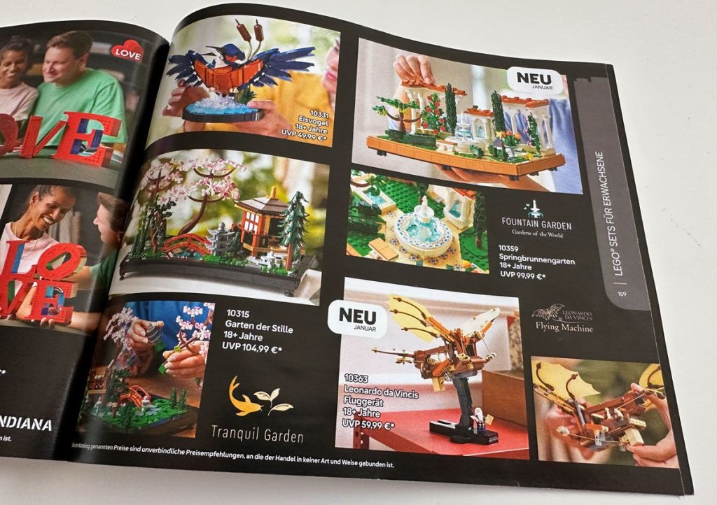 LEGO Katalog 2025 mit den Neuheiten fürs erste Halbjahr