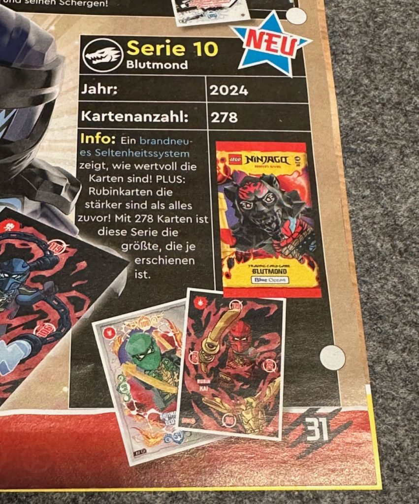 LEGO Ninjago Blutmond: Die neue Trading Card Game Serie 10 im Preview