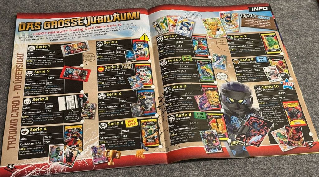 LEGO Ninjago Blutmond: Die neue Trading Card Game Serie 10 im Preview