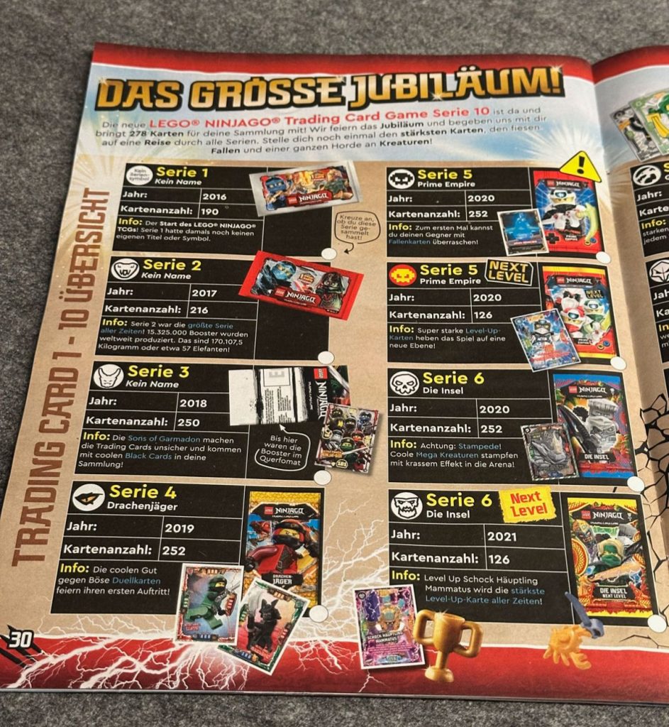 LEGO Ninjago Blutmond: Die neue Trading Card Game Serie 10 im Preview