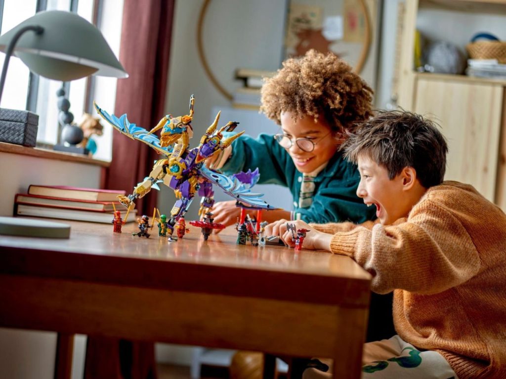 LEGO Ninjago 2025 März Neuheiten: Lichtbogendrache und Chaosdrache Donnerzahn