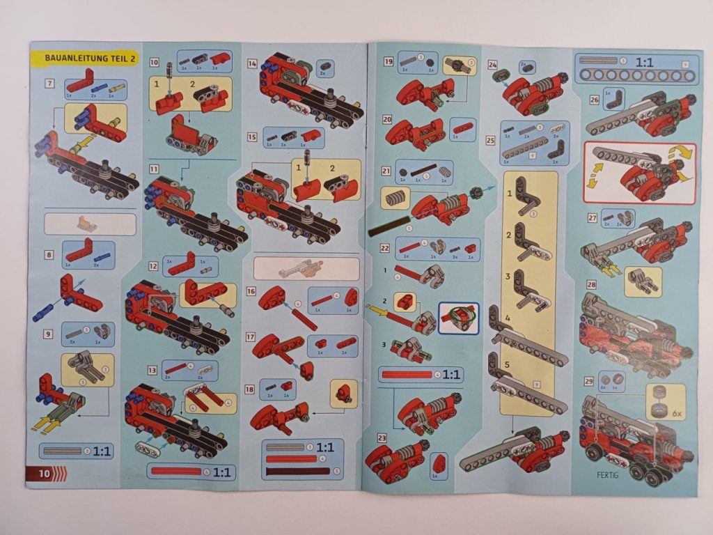 LEGO Technic Magazin 4 mit Feuerwehr-Truck und Vorschau