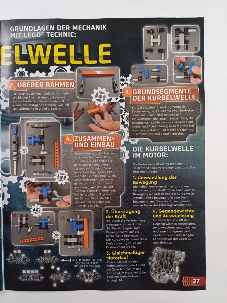 LEGO Technic Magazin 4 mit Feuerwehr-Truck und Vorschau