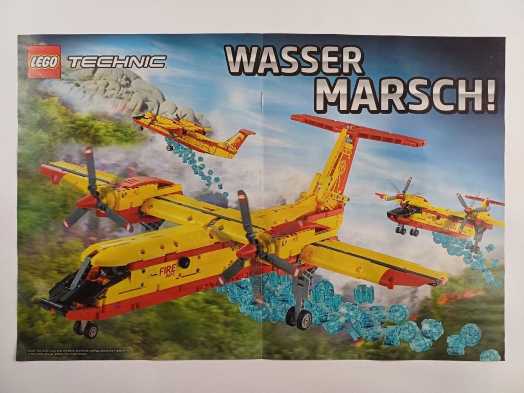 LEGO Technic Magazin 4 mit Feuerwehr-Truck und Vorschau