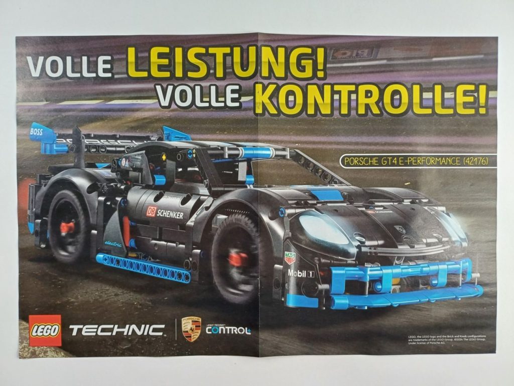 LEGO Technic Magazin 4 mit Feuerwehr-Truck und Vorschau