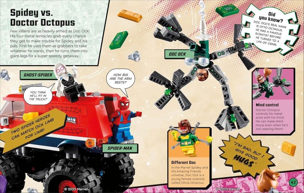 LEGO Marvel Spider-Man Explore the Spider-Verse: Neues Buch mit Figur