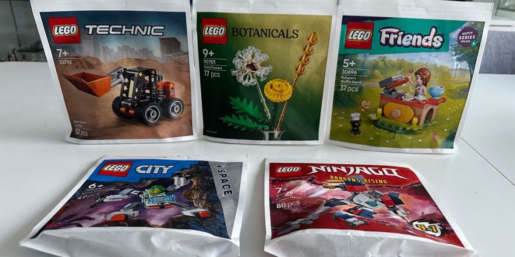 Immer mehr LEGO Paperbags im Handel zu finden