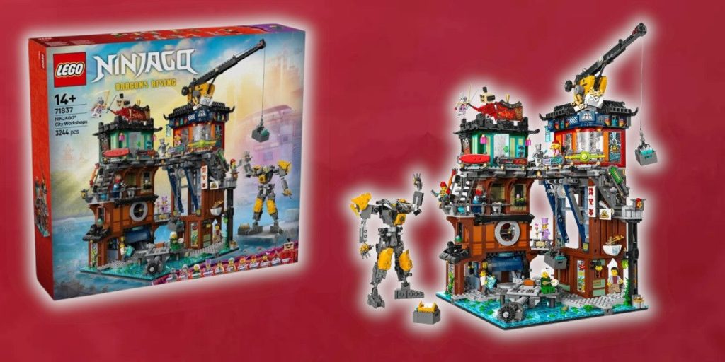 LEGO Neuheiten im März 2025 mit Ninjago City, F1 Speed Champions & Technic Rennwagen