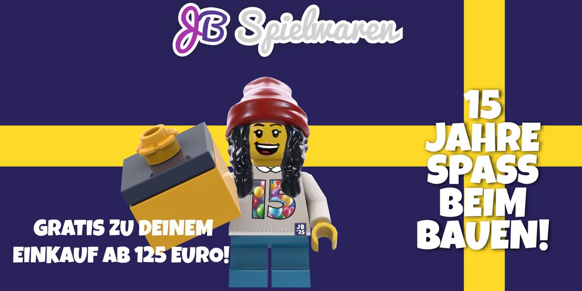 JB Spielwaren 15 Jahre Figur