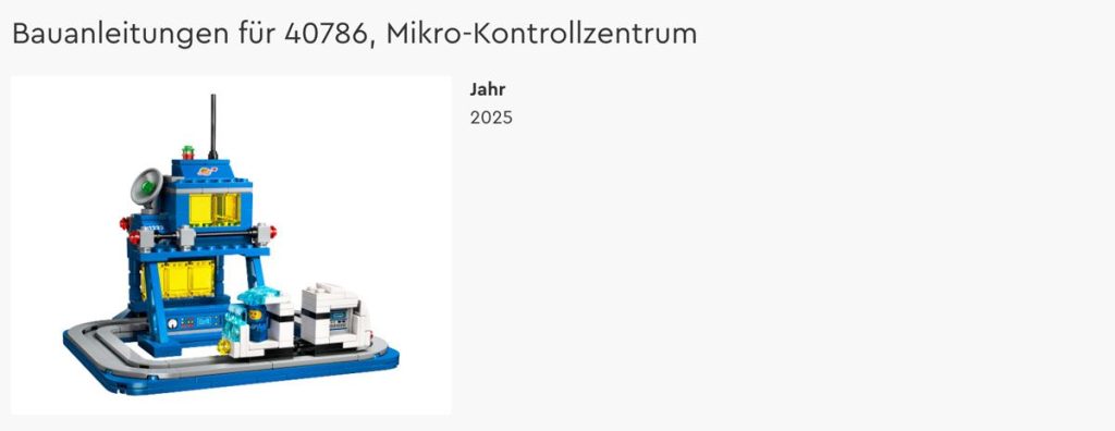 LEGO 40786 Ideas Micro Command Center
