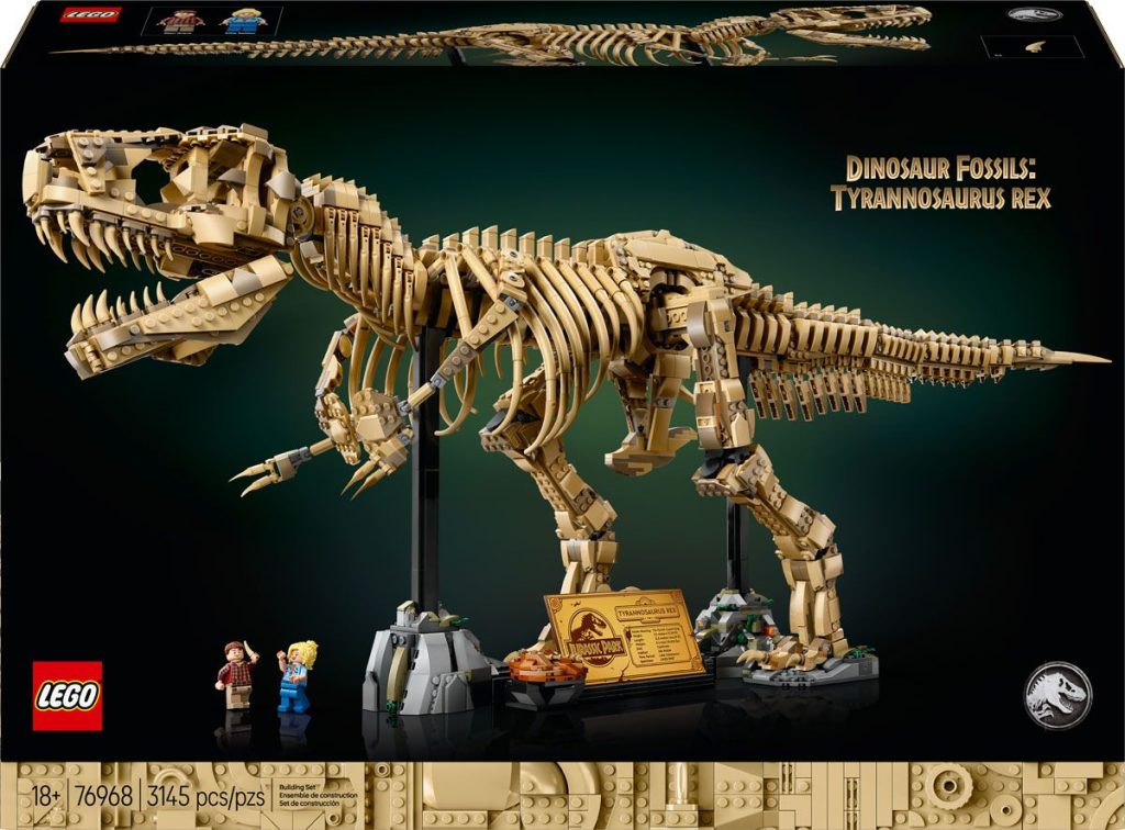 LEGO 76968 Jurassic World: 1-Meter-T-Rex Skelett kommt