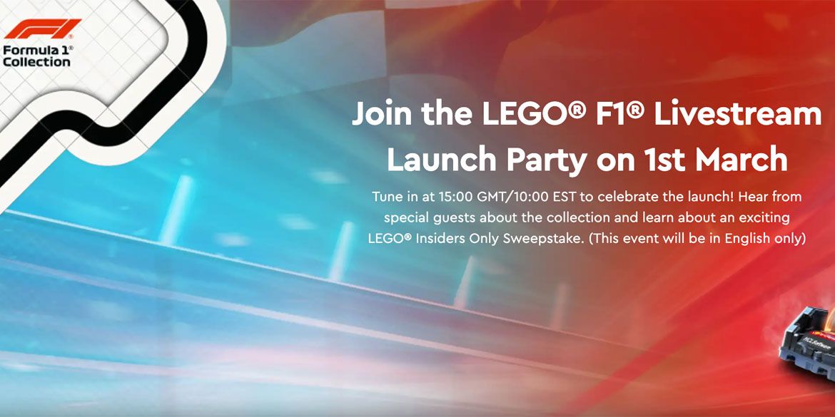 LEGO F1 Livestream