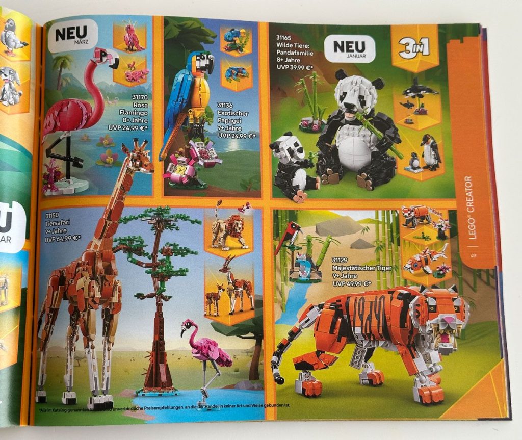 Neu: LEGO Katalog 2025 März bis Juni