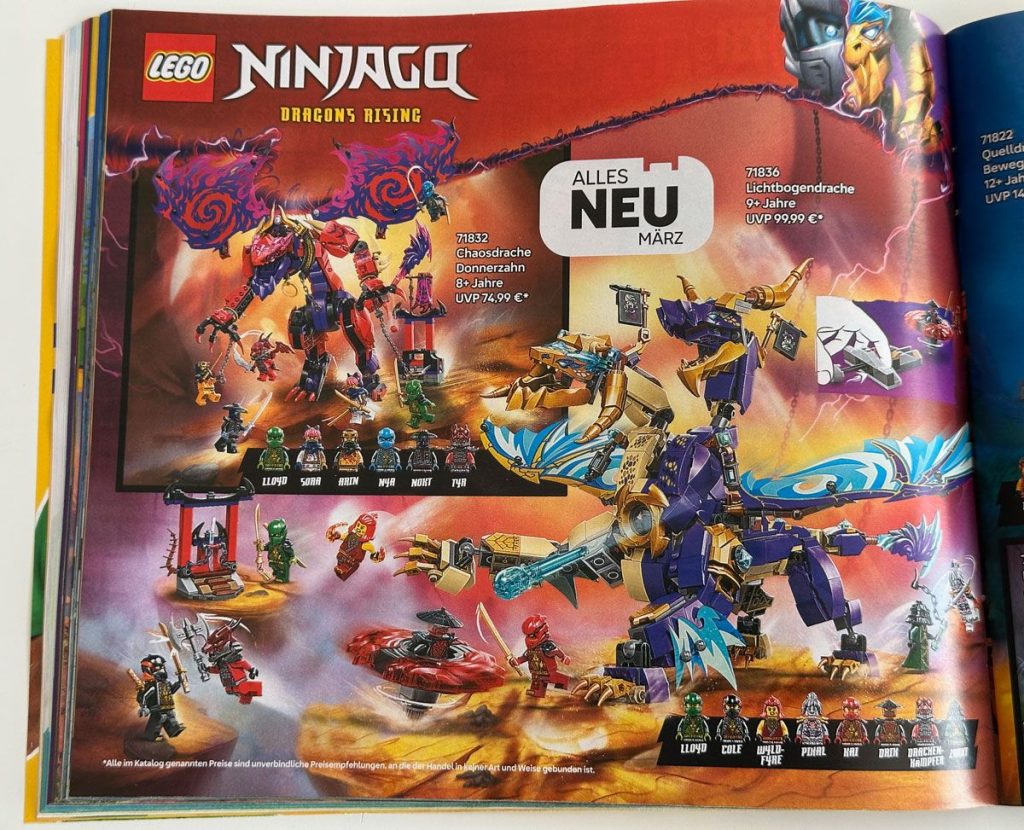 Neu: LEGO Katalog 2025 März bis Juni