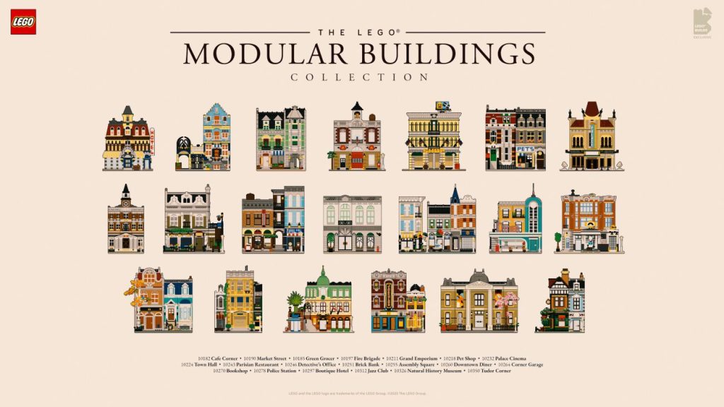 LEGO Modular Buildings Jubiläums-Poster zum