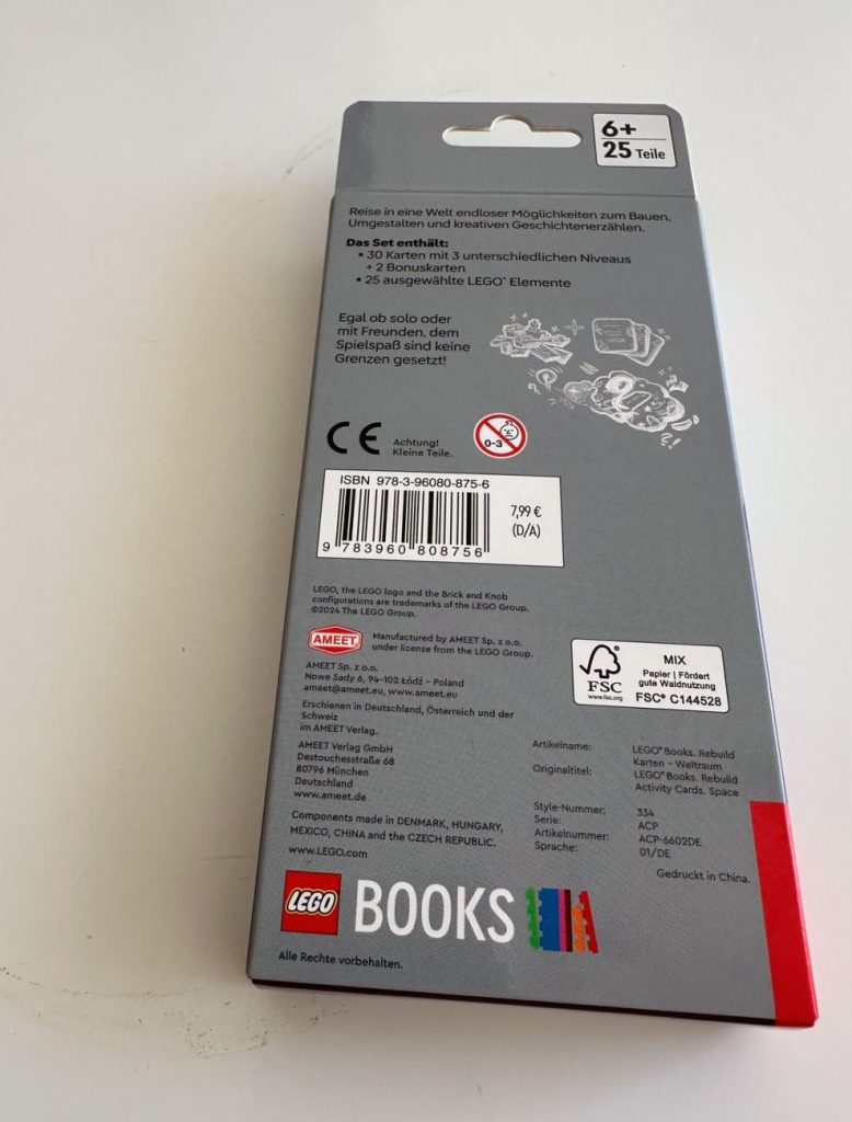 LEGO ReBuild Activity Cards