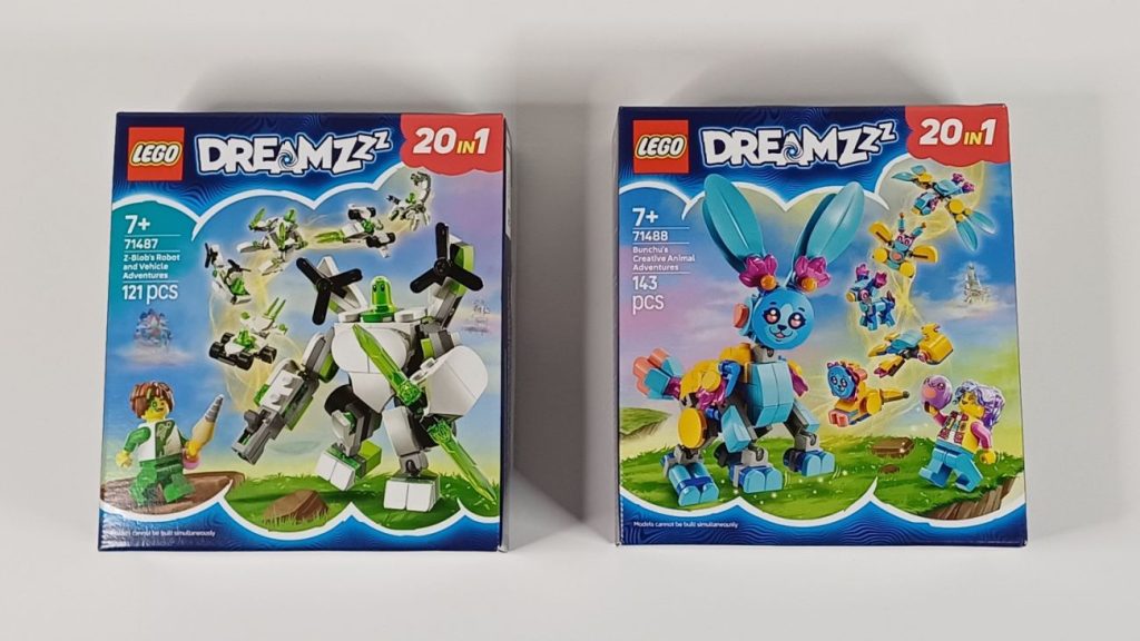 LEGO Dreamzzz 20 in 1 Sets 71487 und 71488