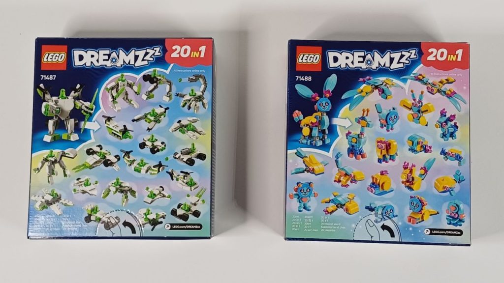 LEGO Dreamzzz 20 in 1 Sets 71487 und 71488