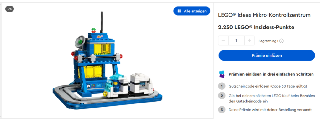 LEGO 40786 Micro Command Center im LEGO Insiders Prämiencenter verfügbar!