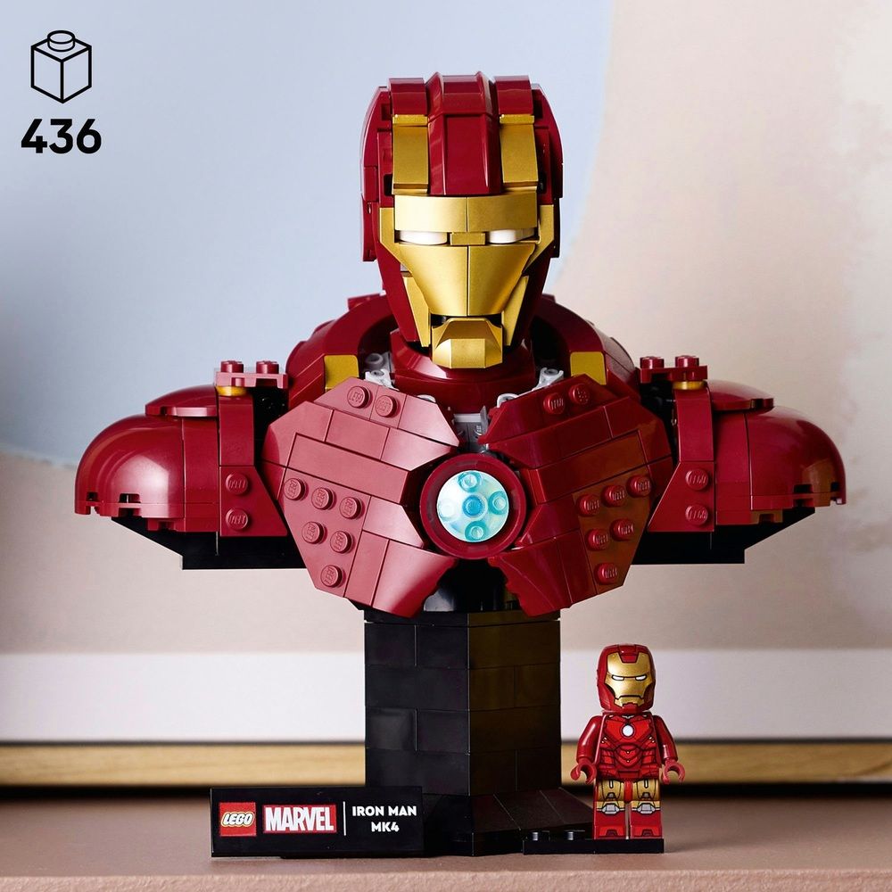LEGO Marvel 76327 Iron Man MK4 Büste: Offizielle Bilder zur Juni-Neuheit