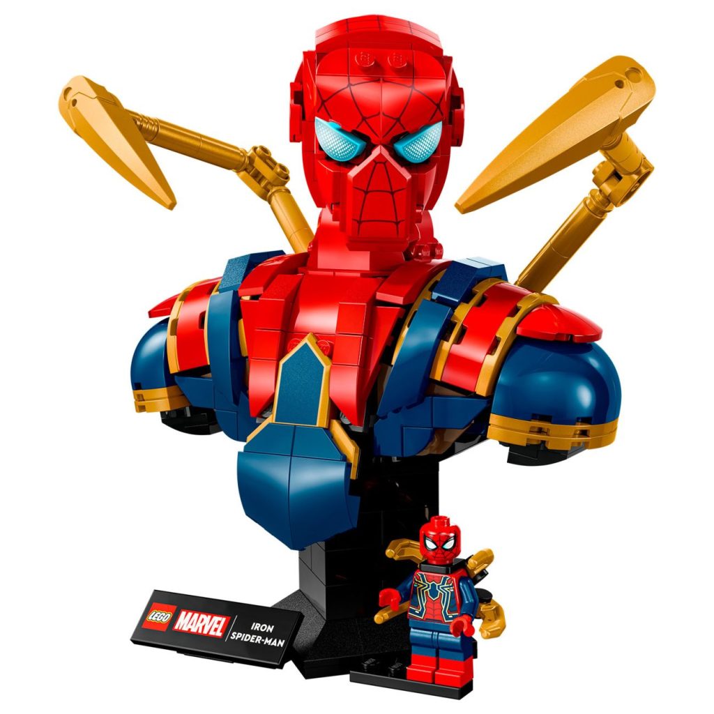 LEGO Marvel 76326 Iron Spider-Man Büste offiziell vorgestellt