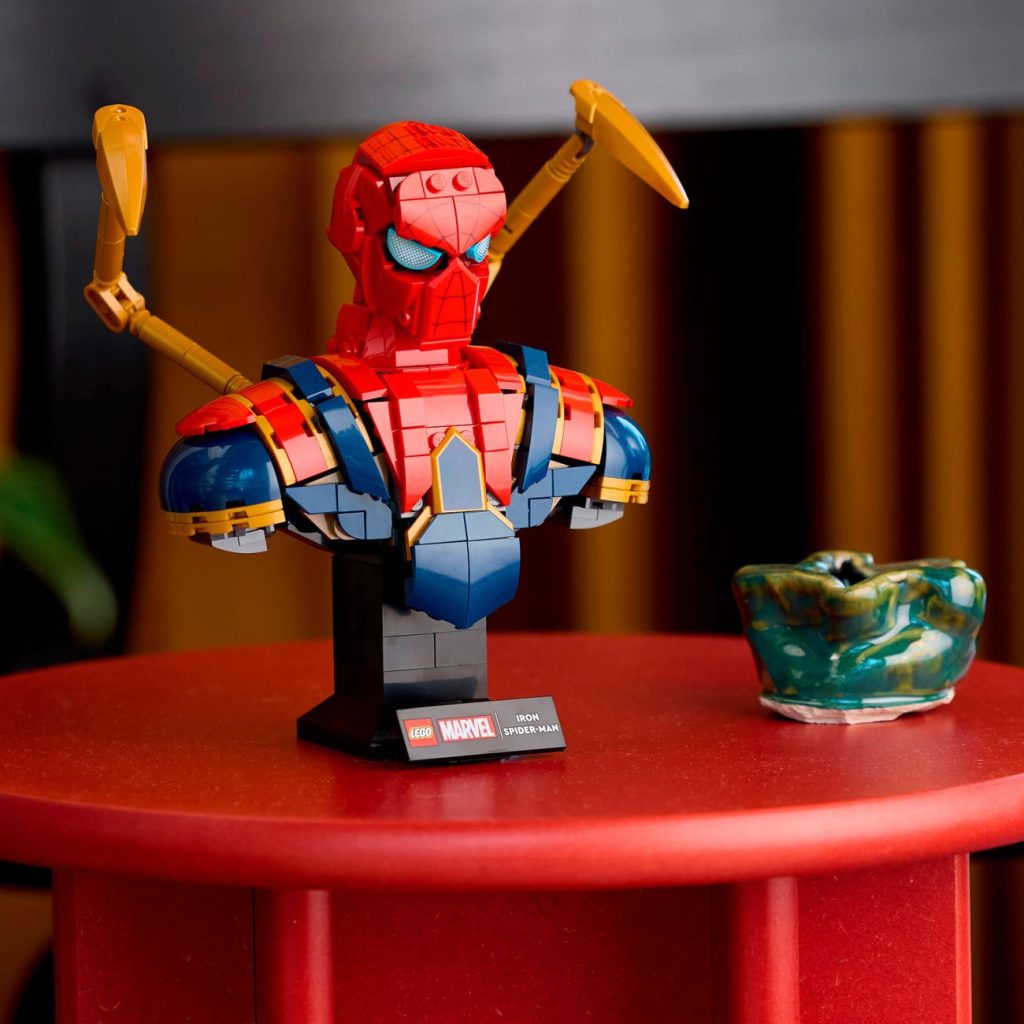 LEGO Marvel 76326 Iron Spider-Man Büste offiziell vorgestellt