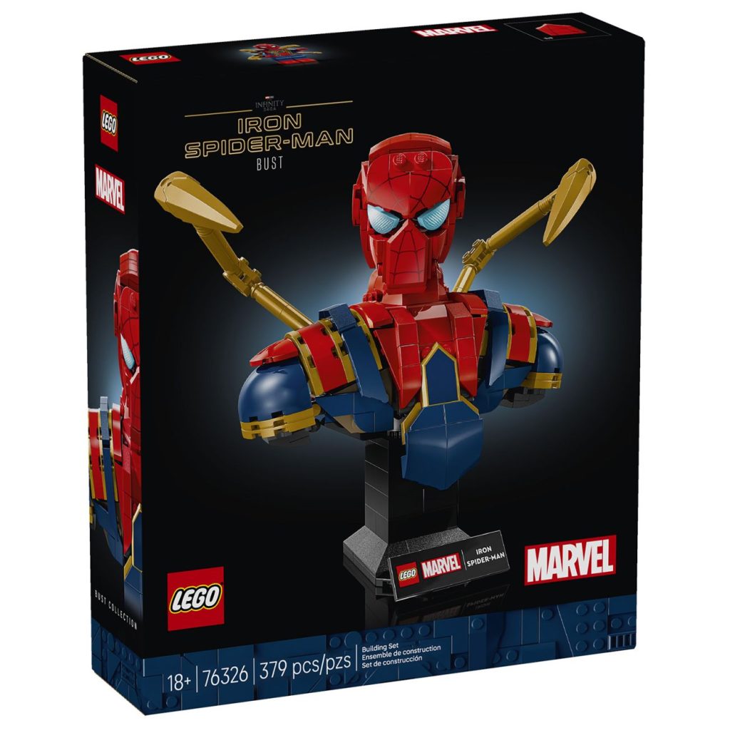 LEGO Marvel 76326 Iron Spider-Man Büste offiziell vorgestellt