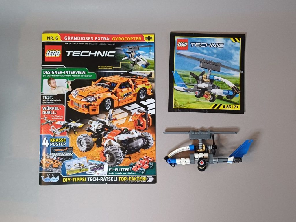LEGO Technic Magazin 6 mit Gyrocopter