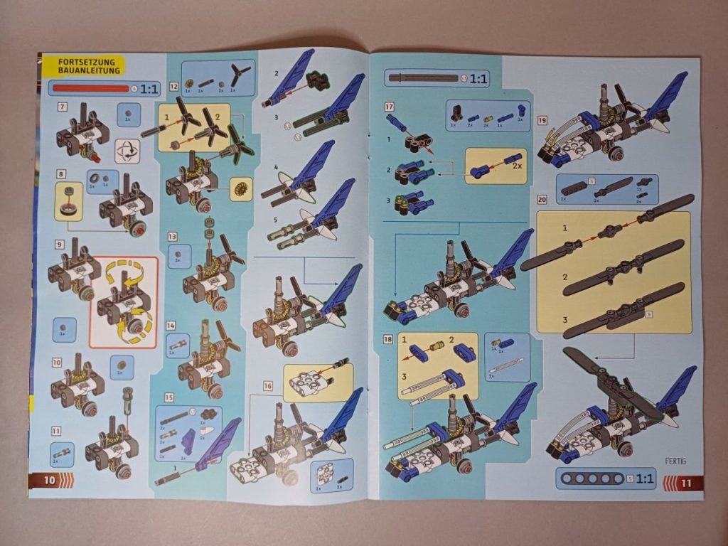 LEGO Technic Magazin 6 mit Gyrocopter