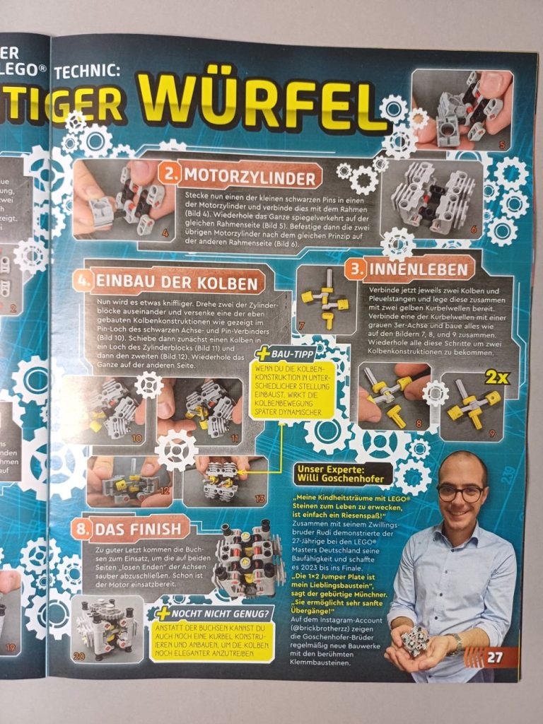 LEGO Technic Magazin 6 mit Gyrocopter