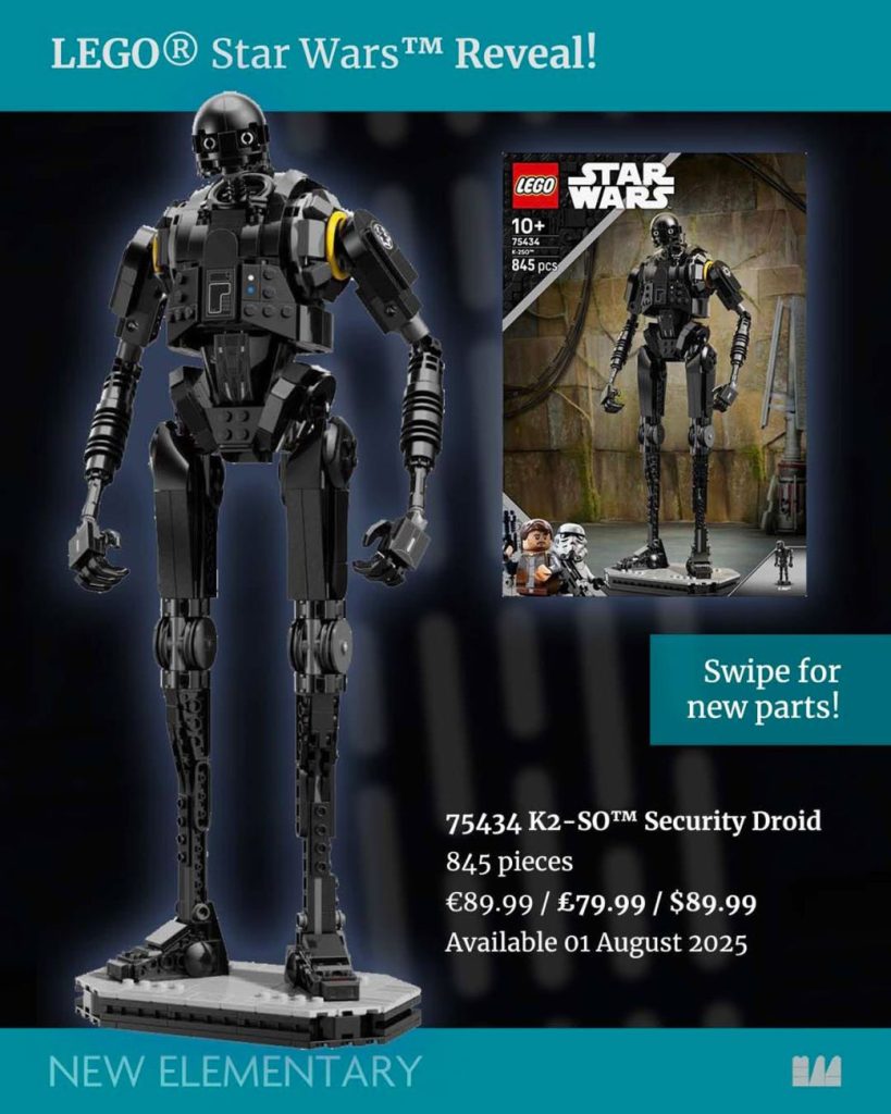 LEGO Star Wars 75434 K2-SO Security Droid