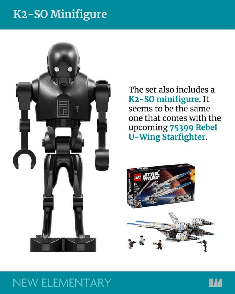 LEGO Star Wars 75434 K2-SO Security Droid