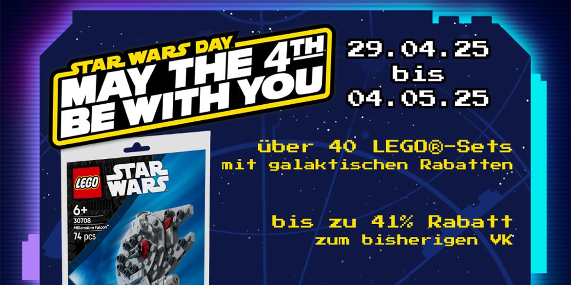 Toymi-Angebote zum LEGO Star Wars Tag 2025